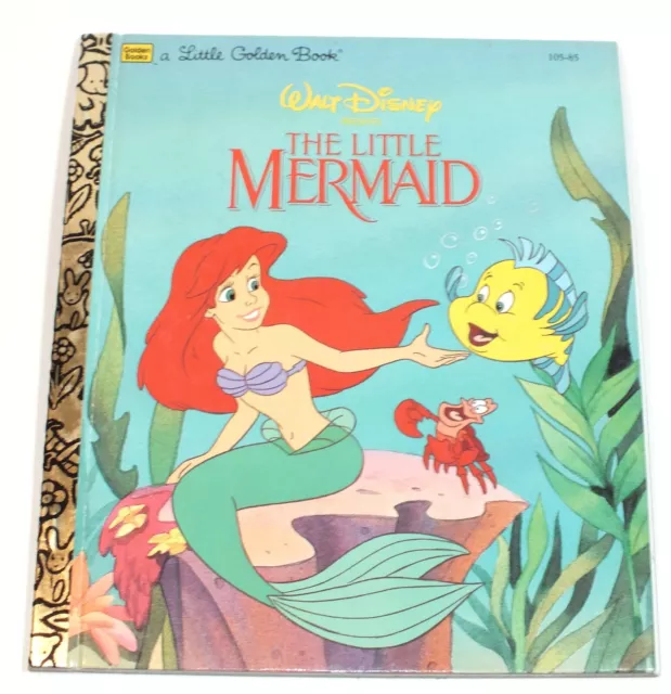 Vintage Disney The Little Mermaid Coloring Book Golden 1992 Well Loved