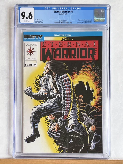 ETERNAL WARRIOR #1 : CGC 9.6 NM+ : 1992 Valiant, Moretti, Origin story, 1st app