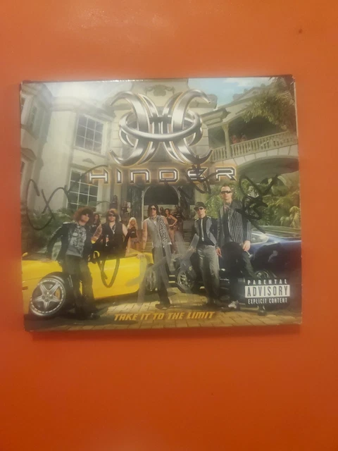 Hinder Take It To The Limit  Signed Cd