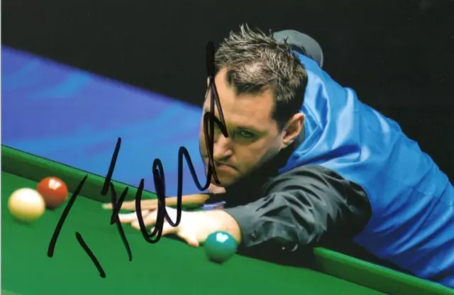 SNOOKER: TOM FORD SIGNED 6x4 ACTION PHOTO+COA