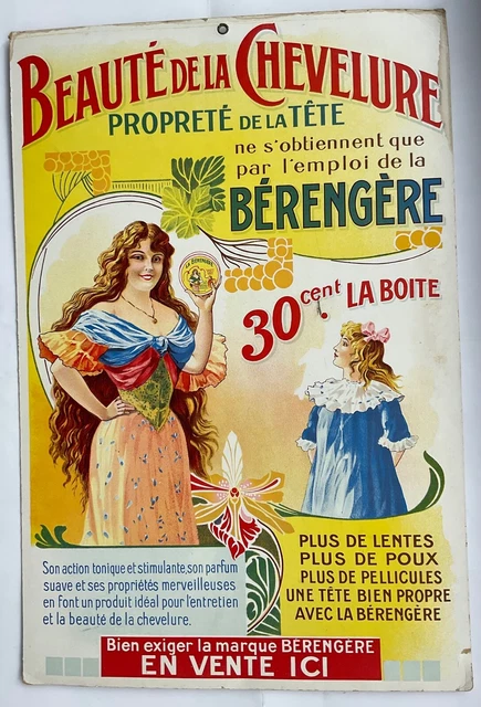 ALSACE DORFI L'ALSACIENNE Teinture Rare Publicité ancienne Carton