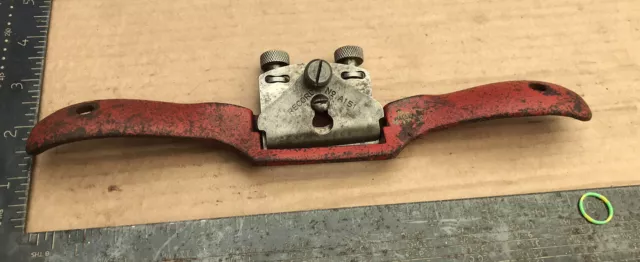 Record Spoke Shave A151 Adjustable flat Sole - Vintage Old Tool