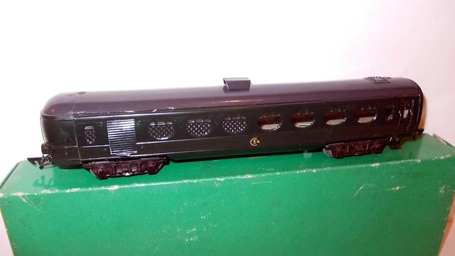 Voiture Fourgon à Bogies JEP SNCF - Tôle - Longueur 37 Cm - Années 52/58 - Très Bon état