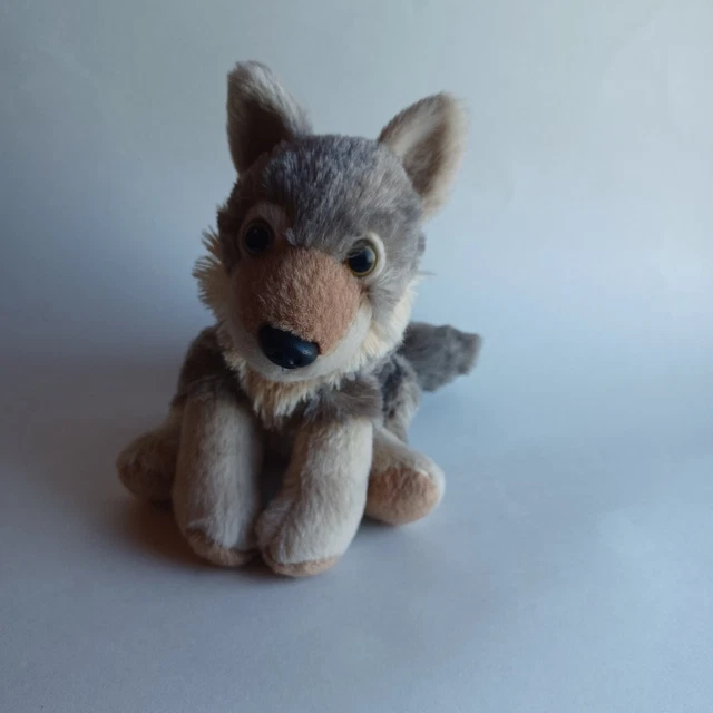 WILD REPUBLIC TIMBERWOLF Husky Wolf Dog Pup Plush Stuffed Animal Lovey
