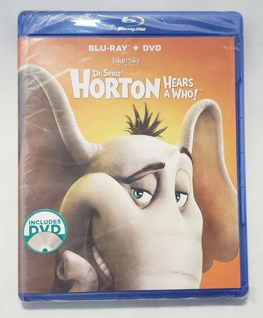 DR. SEUSS' HORTON Hears a Who! Bluray / DVD 2Disc Set Brand New