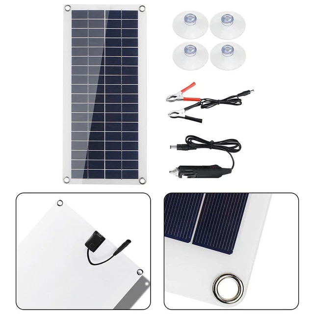 XINPUGUANG - Kit Pannello Solare 300W 12V Con 2 Pannelli Monocristallini 150W E Regolatore 30A