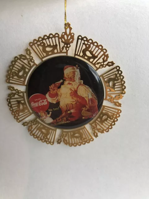 Vintage 1988 The Coca Cola Co Brand Ornament