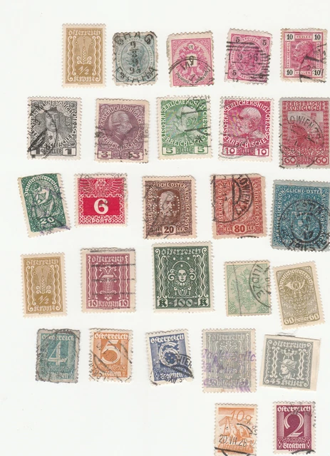 Briefmarken Österreich kleine Sammlung