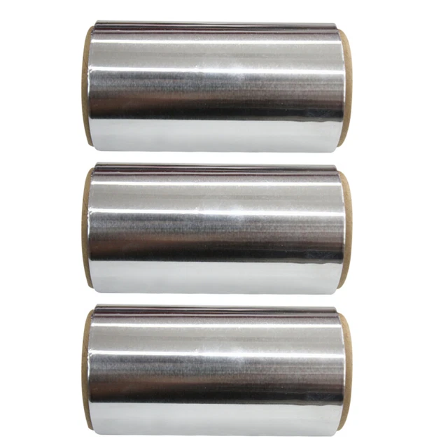 3 rollos para colorear el cabello lámina de hojalata herramienta láminas papel resaltado