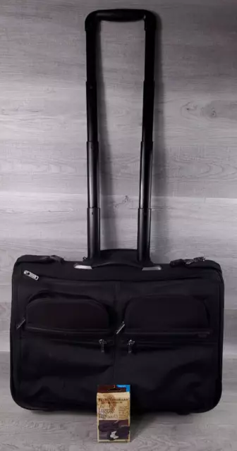 TUMI Alpha Extended Trip 2 Wheeled Rolling Garment Bag Wardrobe 22x22x11