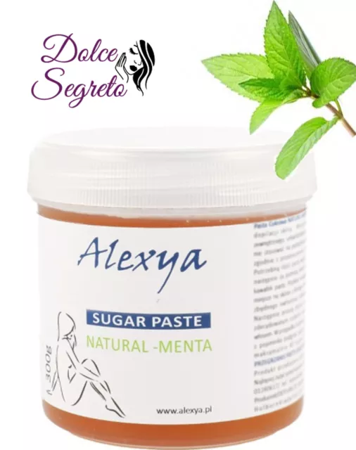 ALEXYA Mint sugar paste hair removal wax depilation Body Face Legs bikini 300g