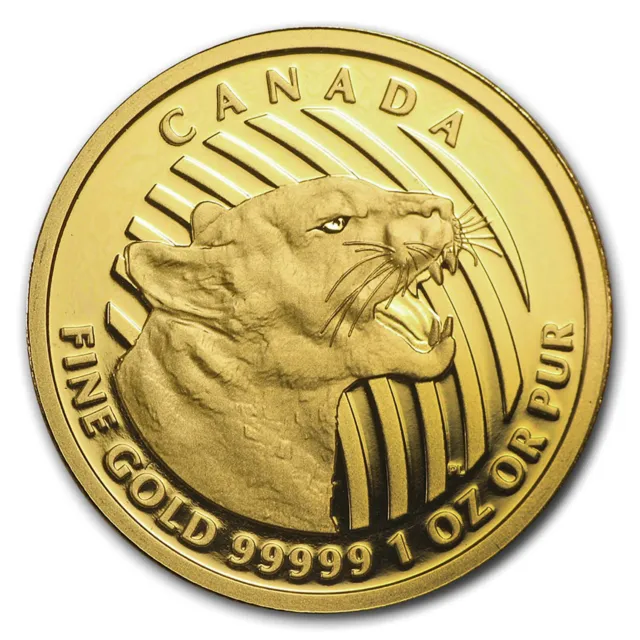 2015 Canada 1 oz Gold Growling Cougar .99999 Proof - SKU #87654