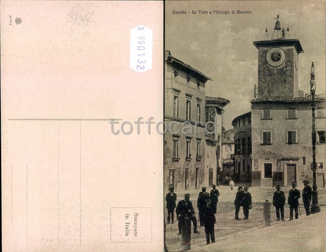 Terni Provincia-Orvieto-Torre E Orologio Di Maurizio-B99-132