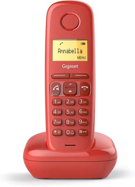 Gigaset A270 Telefono Inalambrico Dect Manos Libres Id Llamadas Rojo
