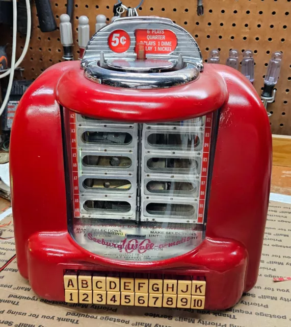 Seeburg 3W1 Jukebox Wallbox Restored, - Stock #6208