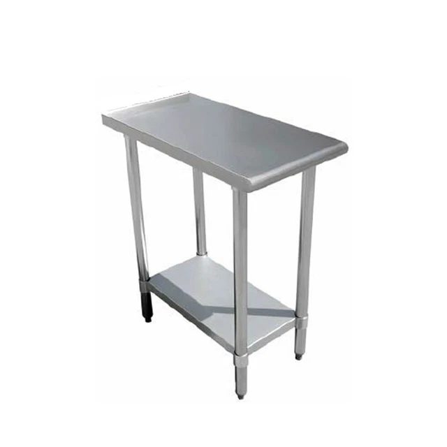 Stainless Steel Food Prep Work Table with Adjustable Undershelf 24”x15”
