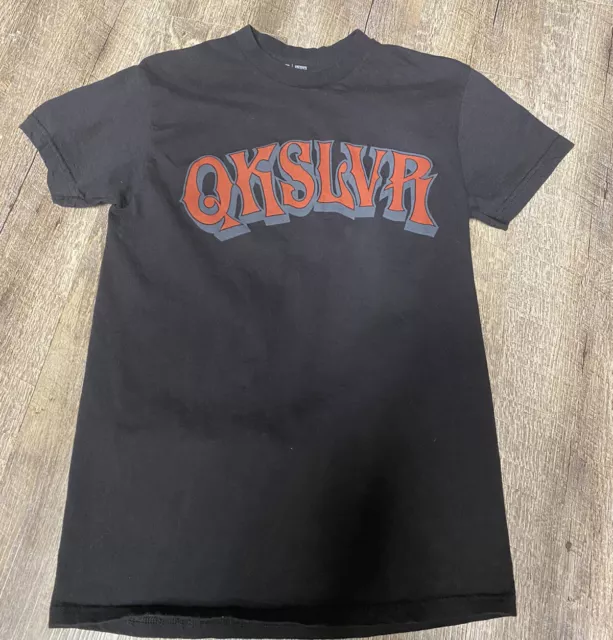 QUICKSILVER T-Shirt Boys Youth Size Small S Short Sleeve Graphic Logo Black