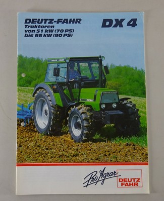 DEUTZ Brochure Deutz Fahr Dx 4 70-90 Ps 