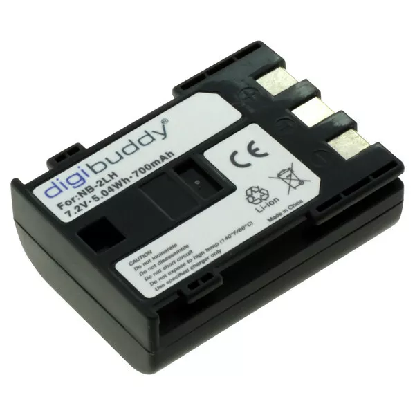 digibuddy Akku kompatibel zu Canon NB-2LH Li-Ion - 700mAh