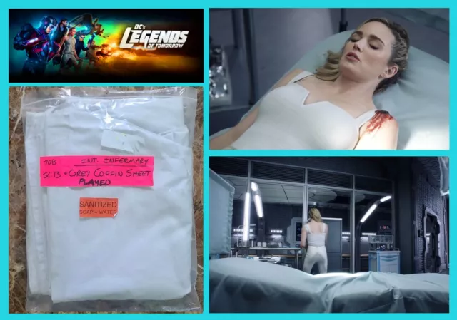 DC's Legends of Tomorrow -- Caity Lotz/Sara -- Macabre Prop Coffin Sheet  Ep708
