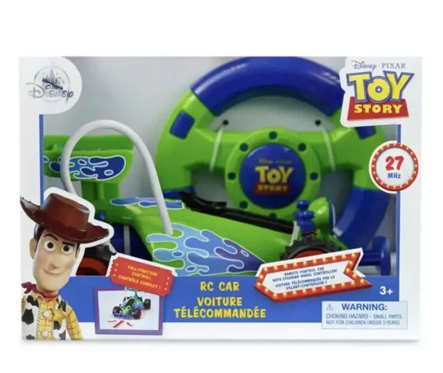 Disney Store Pixar Toy Story RC Remote Full Function Control Car 27 MHz NIB