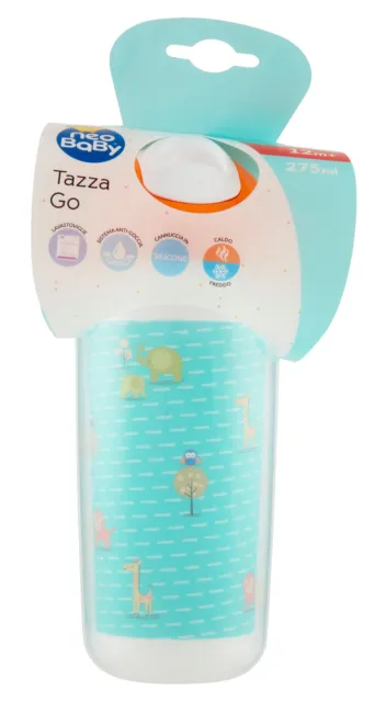Tazza Neo Baby Go 12+ Mesi 275 Ml. Made In Italy
