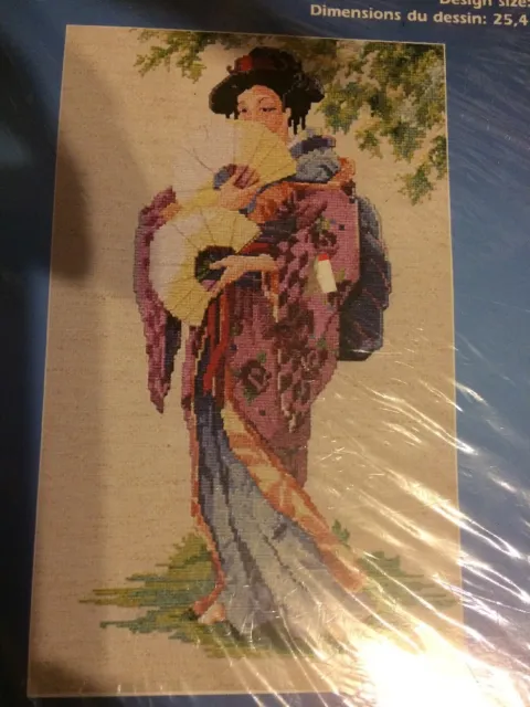 NIP Designs For The Needle Oriental Lady #023-0118-W Counted Cross Stitch(box 5)