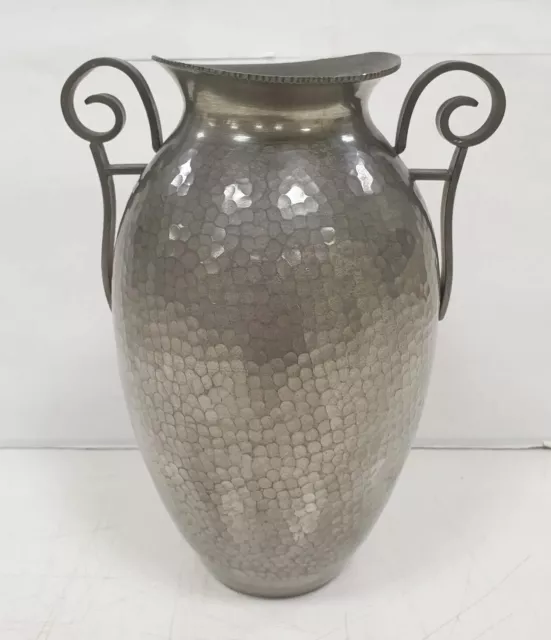 ancien vase argyl dinanderie etain sculpture art deco pewter no delavan daurat