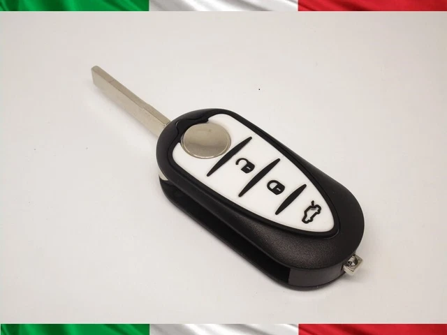 Coque De Clé 3 Boutons Pour Télécommande Fiat (Grande Punto, Panda, Bravo, Ducato...)