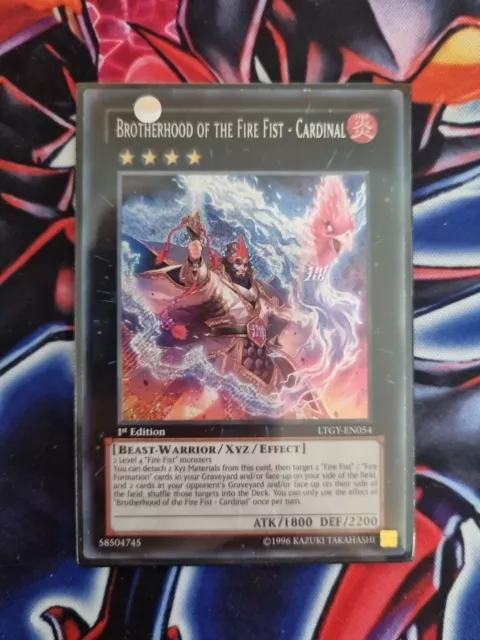 Yugioh-Brotherhood of the Fire Fist - Cardinal-Secret 1st EN054