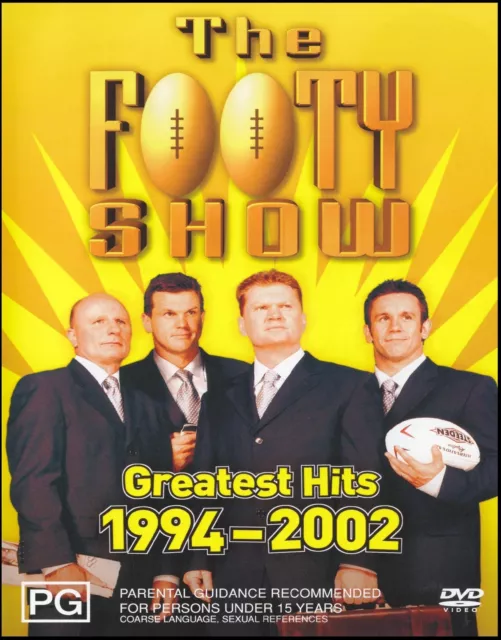 Footy Show ( Nrl ) Greatest Hits 1994-2002 Pal Dvd ~The Rugby League~Fatty *New*