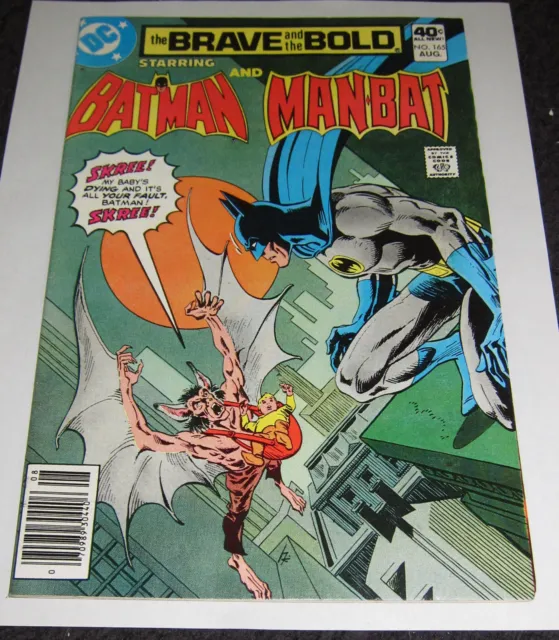 Brave And The Bold #165 Batman Man-Bat Jim Aparo Cover !!!