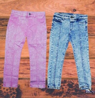 Pantaloni elasticizzati da bambina Wonder Nation blu o rosa età da 4 a 16