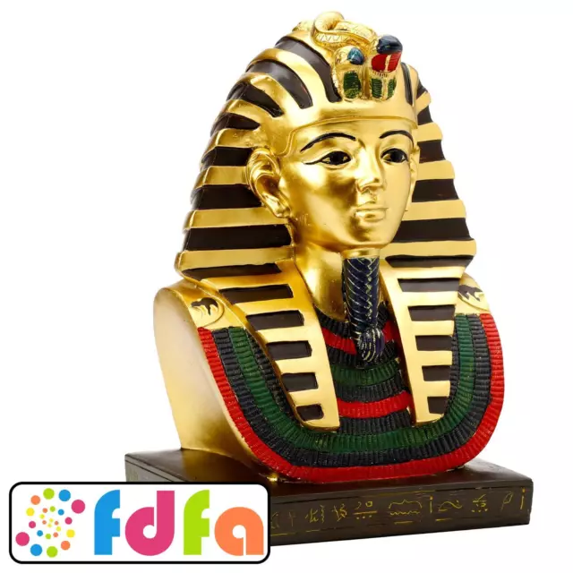 Puckator Decorative Gold Egyptian Tutankhamen Bust