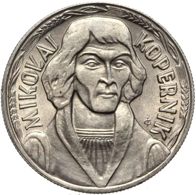 Polen - PRL Münze - 10 Zlotych 1968 - MIKOLAJ KOPERNIK - Nikolaus Kopernikus