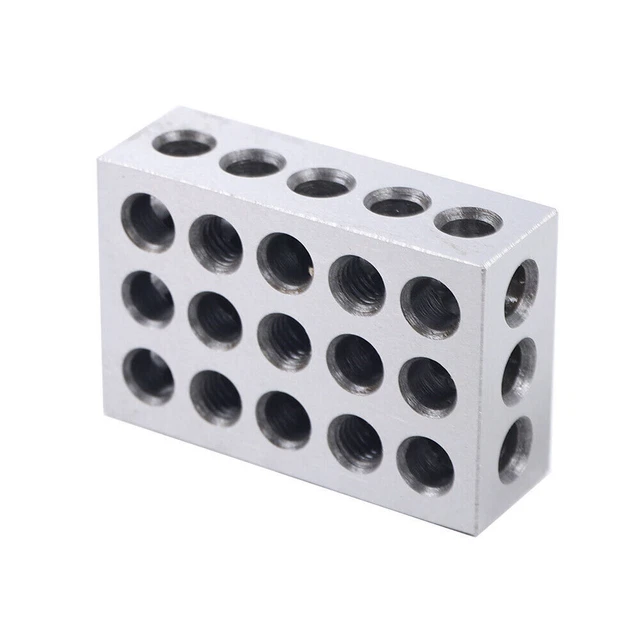 10pc/Set 1-2-3" Precision Blocks 23 Holes Set up Block Set 0.0001" Matched Mill