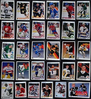 1990-91 Upper Deck Hockey Cards Complete Your Set You U Pick From List 201-550