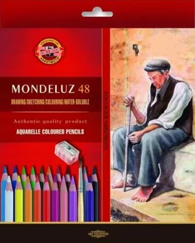 KOH-I-NOOR 3713 Mondeluz 48 er SetKünstler Aquarellstifte Set feinster Qualität