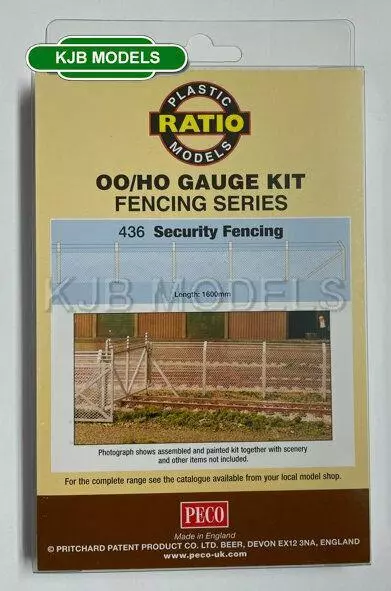 BNIB OO Gauge Ratio 436 Security Fencing