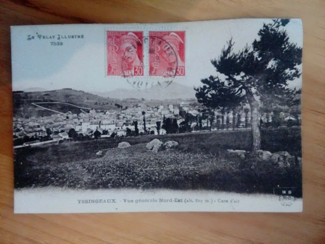 Cpa haute loire 43 YSSINGEAUX general view North est air cure MB