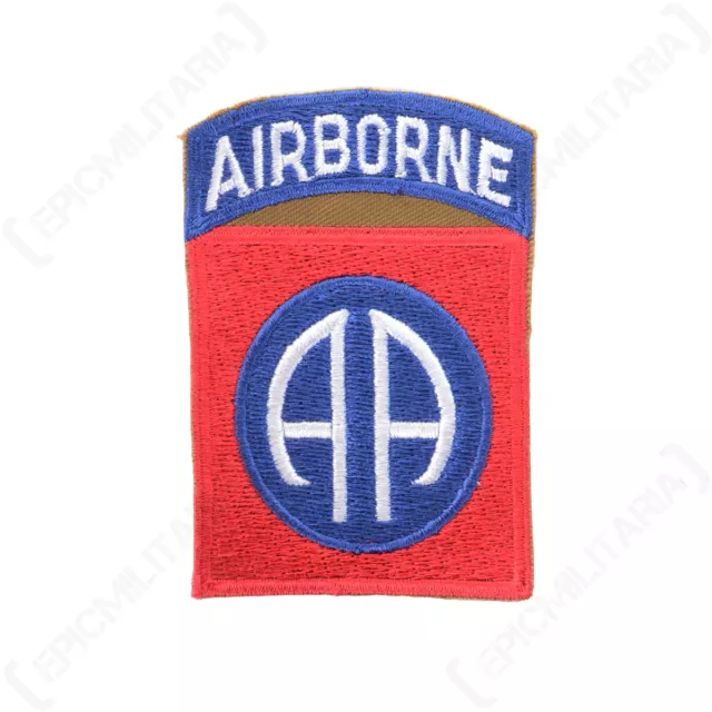 WW2 US Army Military 82nd Airborne Shoulder Arm Sleeve Patch Badge - Type 2