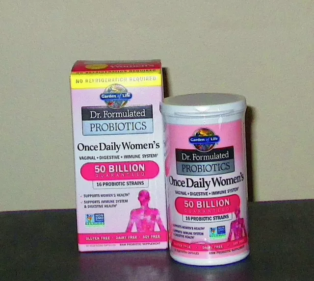 Garden of Life-Dr Formulated Womens Shelf Stable Once Daily Probiotic-30 veg cap