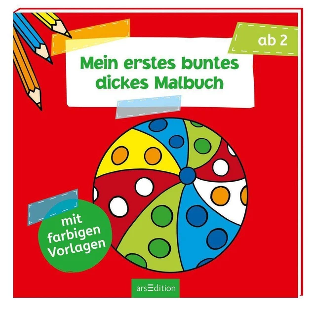 ars Edition Mein erstes buntes dickes Malbuch