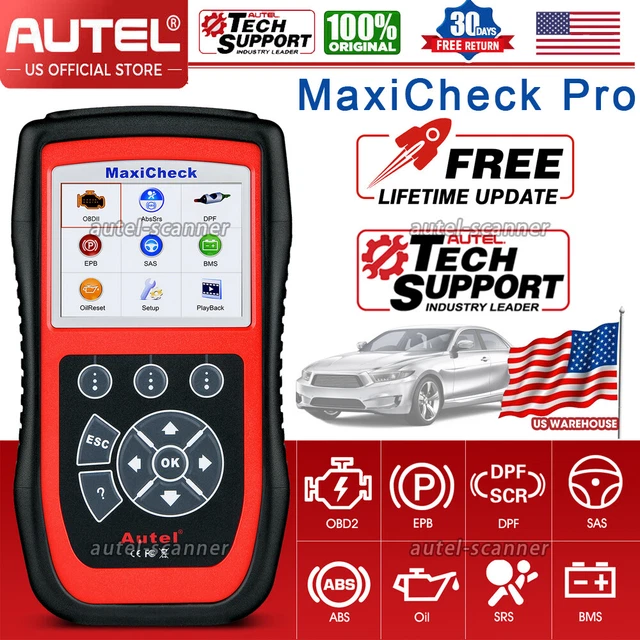 AUTEL MAXICHECK PRO for ABS Brake Auto Bleeding OBD2 Scan Diagnostic