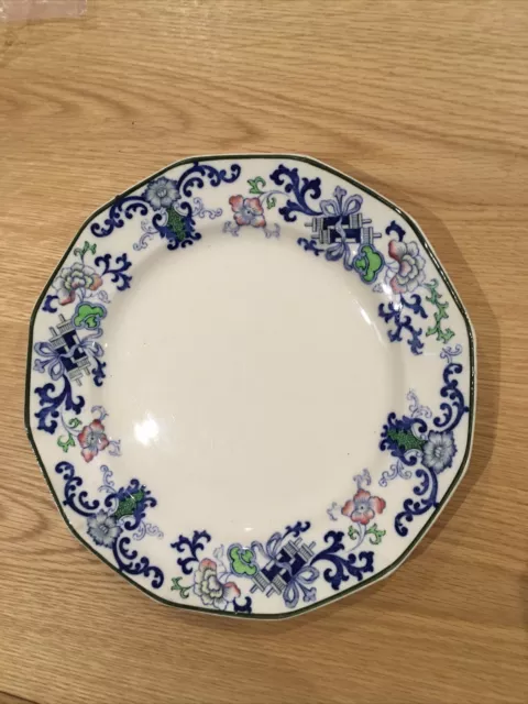 Antique Royal Doulton Burslem Nankin Dinner Plate , 1920s / 1930s