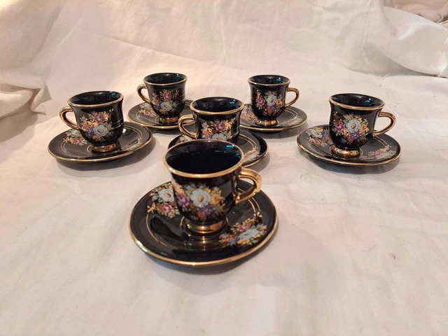 Tasses I.SPYROPOULOS 24K gold