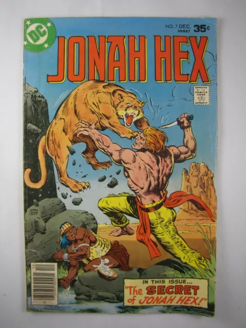 DC Comics Jonah Hex #7 December 1977 Origin of Hex Disfigurement
