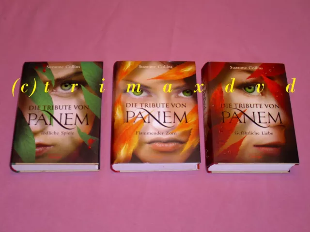 Die Tribute von Panem 1-3 Trilogie (Suzanne Collins) _ Gebundene Ausgaben