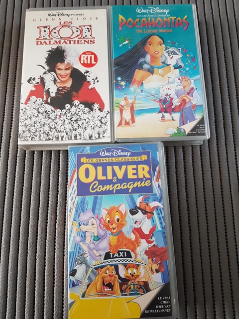 LOT DE 4 CASSETTES VHS, PHILIPS, SONY, EMTEC/BASF sous blister EUR 15