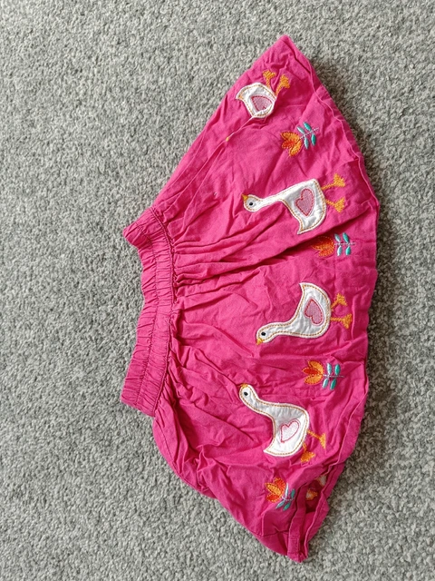 12-18 Months JoJo Maman Bebe Pink Duck Skirt